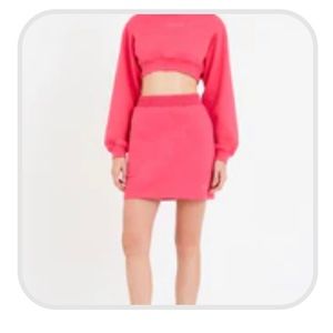 Herve Leger cropped sweatshirt